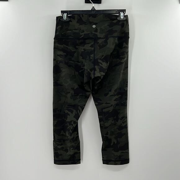 Lululemon Wunder Under Crop HR *Full-On Luxtreme 21" - Incognito Camo Multi - 8 - Picture 6 of 6